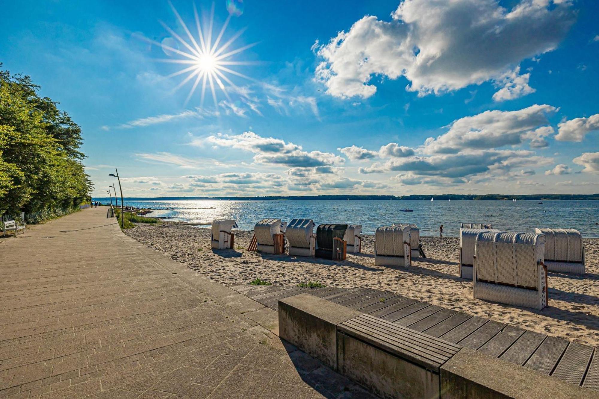 Fewo1846 Intermar - Leichte Brise - Modernes Studioapartment Mit Meerblick Glücksburg Eksteriør bilde