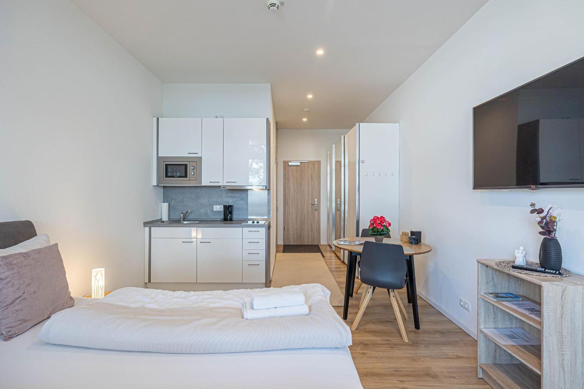 Fewo1846 Intermar - Leichte Brise - Modernes Studioapartment Mit Meerblick Glücksburg Eksteriør bilde